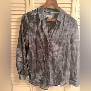 Blue Pilcro Anthropologie Blouse - Small